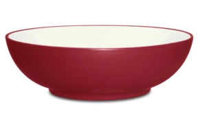 Салатник Noritake Цветная волна 24 см, малиновый