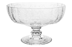 Чаша овальная для центра стола Moser Бельведер 42 см,  п/к