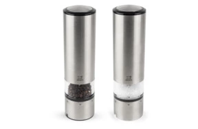 Набор мельниц для соли и перца электрические Peugeot Элис 20 см, 2 шт, сталь нержавеющая