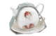 Набор Эгоист Royal Worcester Забавная фауна Малиновка, чайник и чашка с блюдцем, 300 мл