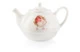 Набор Эгоист Royal Worcester Забавная фауна Малиновка, чайник и чашка с блюдцем, 300 мл