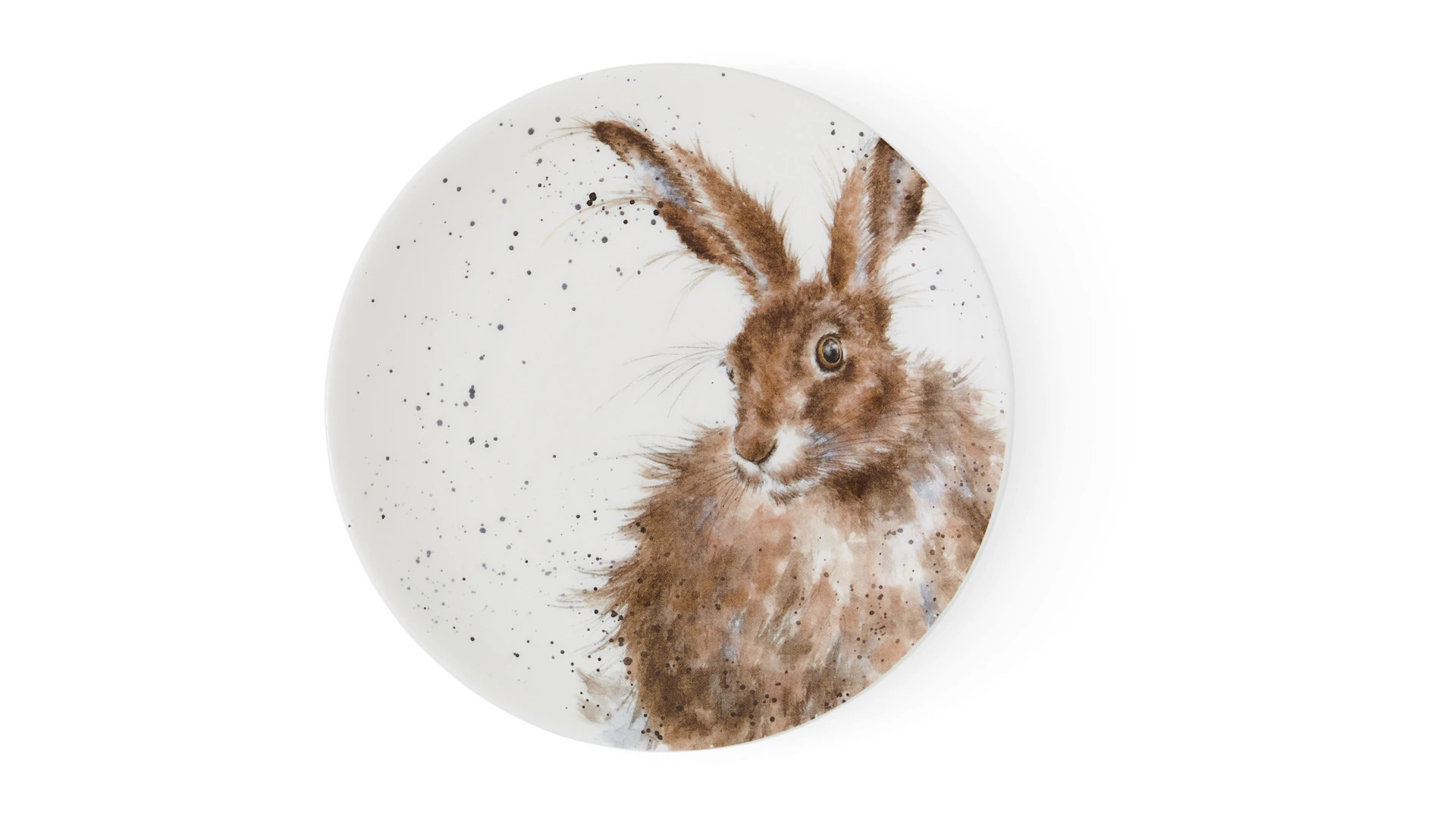 Набор тарелок пирожковых Royal Worcester Забавная фауна Заяц и Лисица 16,5 см, 2 шт, фарфор костяной