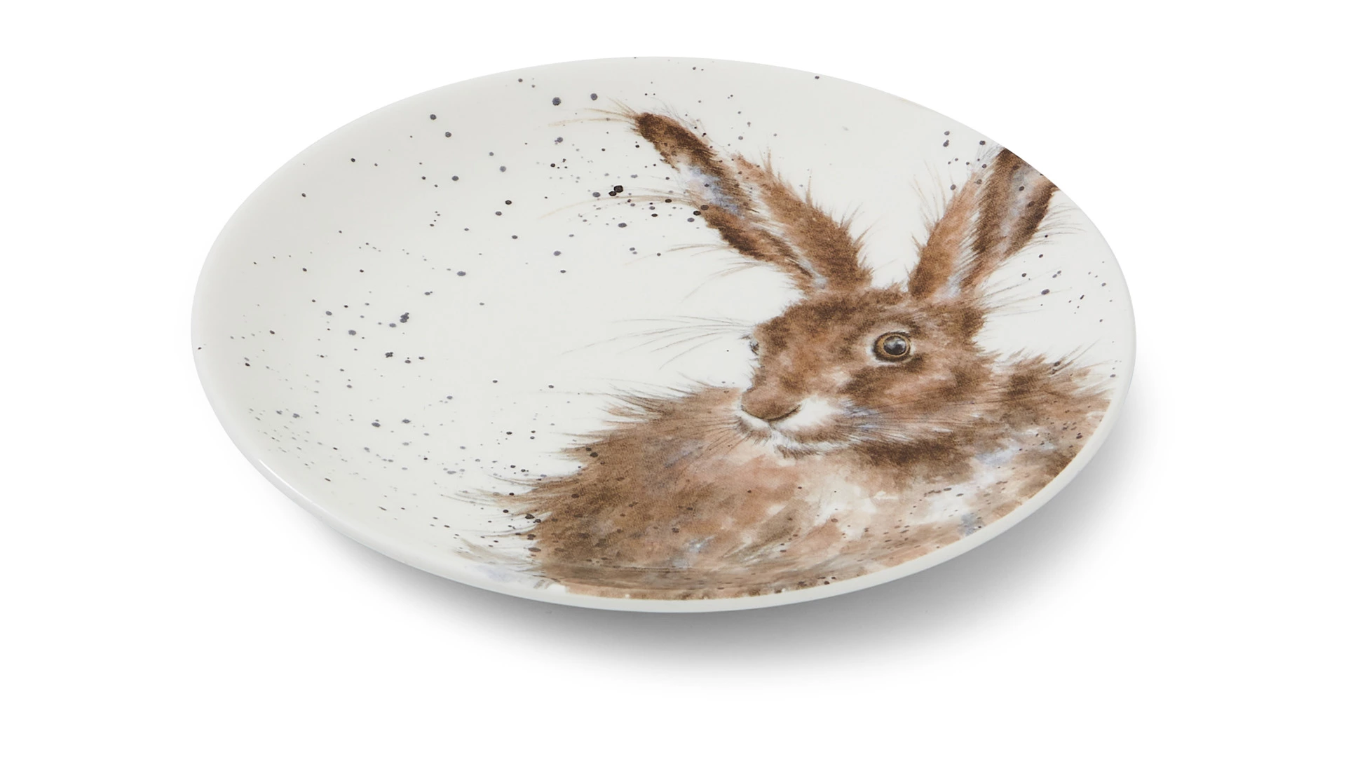 Набор тарелок пирожковых Royal Worcester Забавная фауна Заяц и Лисица 16,5 см, 2 шт, фарфор костяной