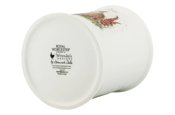Банка для чая с крышкой Royal Worcester Забавная фауна Лиса 10х14,5 см, фарфор костяной