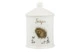 Банка для сахара с крышкой Royal Worcester Забавная фауна Ежик 10х14,5 см, фарфор костяной