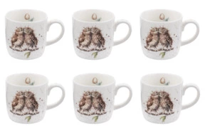 Набор кружек Royal Worcester Забавная фауна Совы 310 мл, 6 шт