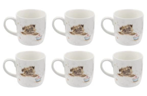 Набор кружек Royal Worcester Забавная фауна Любимый мопс 310 мл, 6 шт
