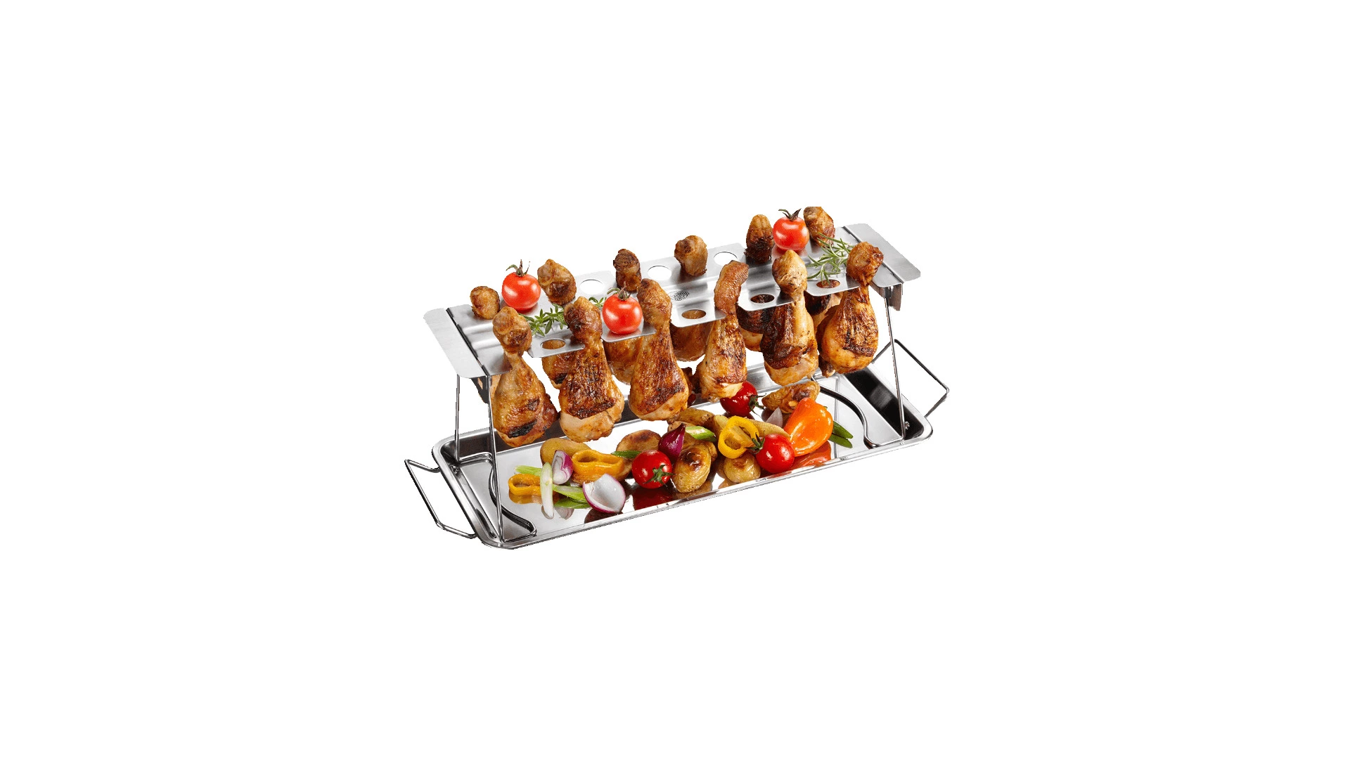 Подставка для приготовления куриных ножек Gefu BBQ, сталь нержавеющая