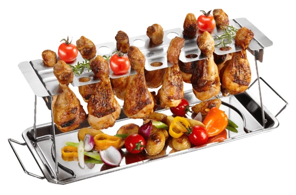 Подставка для приготовления куриных ножек Gefu BBQ, сталь нержавеющая