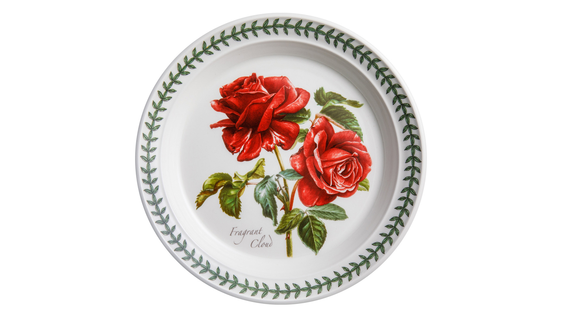 Тарелка обеденная Portmeirion Ботанический сад Розы Ароматное облако красная роза 26,5 см