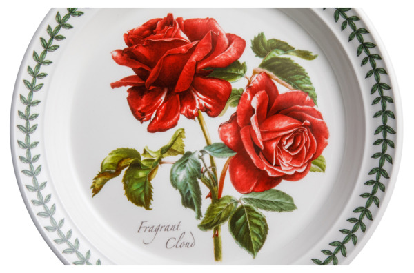 Тарелка пирожковая Portmeirion Ботанический сад Розы Ароматное облако красная роза 18 см