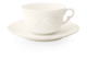 Чашка для завтрака с блюдцем Gien Рокайль, белый 400мл, фаянс