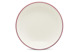 Тарелка закусочная Noritake Цветная волна 21 см, малиновая, тонкий борт