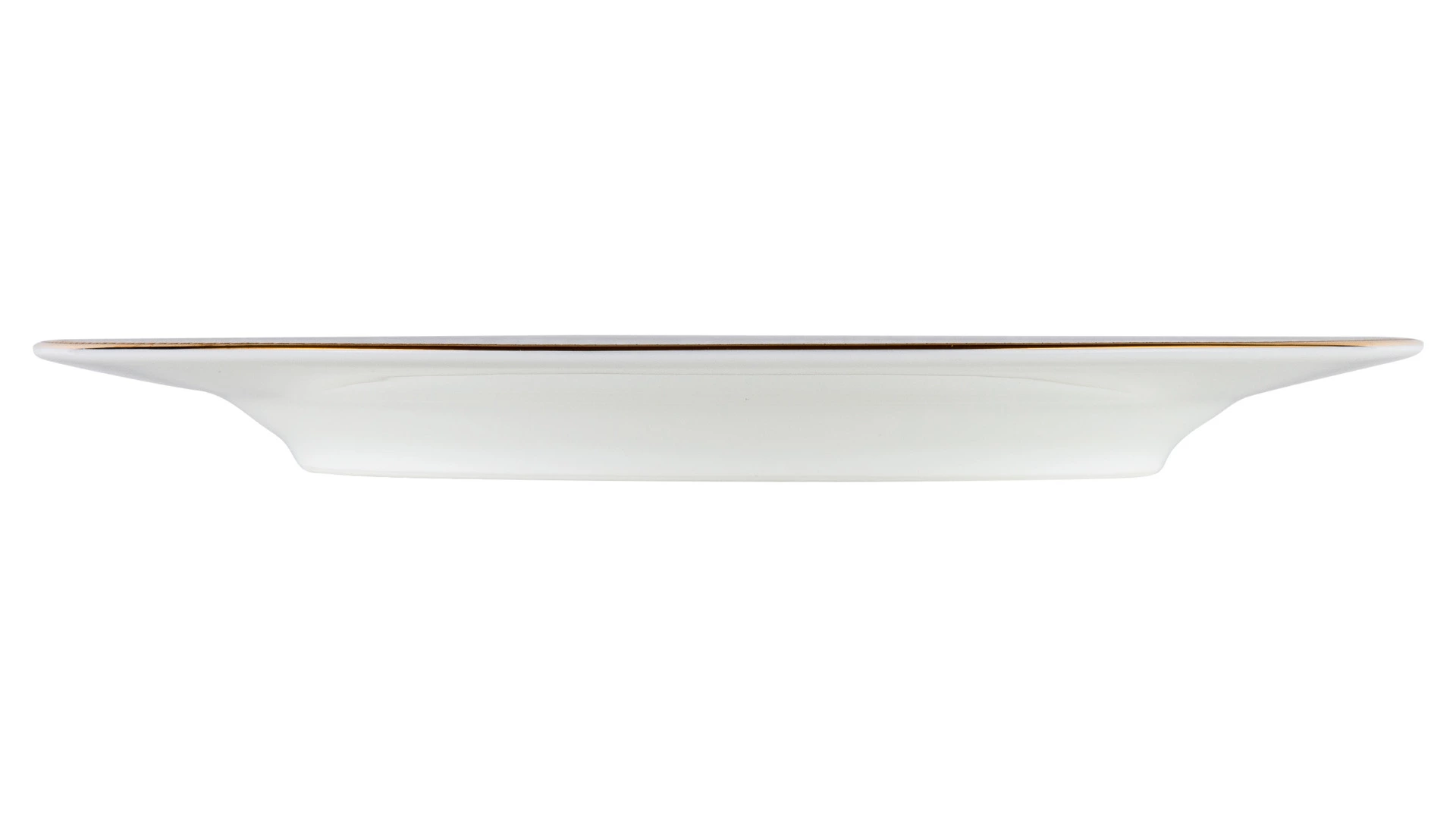 Тарелка закусочная Noritake Хэмпшир, золотой кант 21 см
