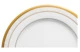 Тарелка закусочная Noritake Хэмпшир, золотой кант 21 см