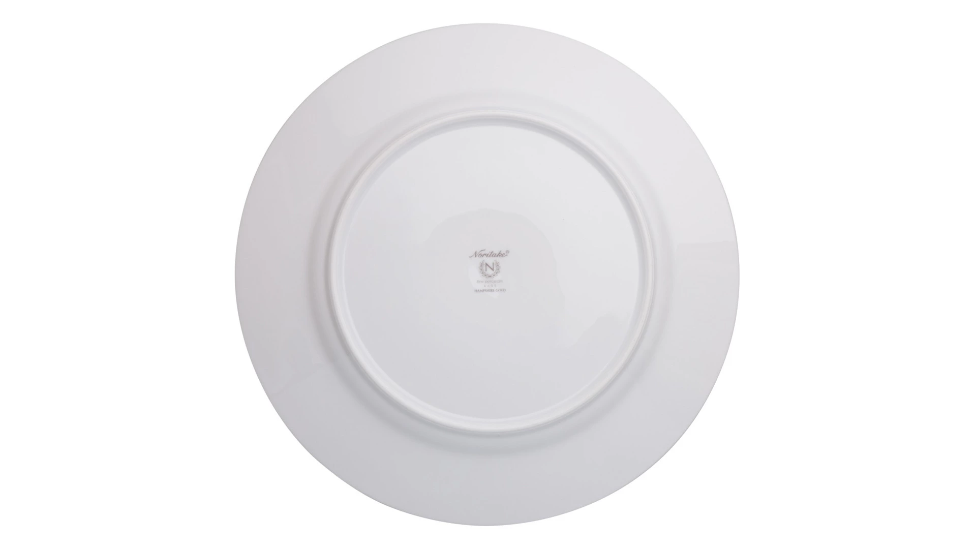 Тарелка обеденная Noritake Хэмпшир, золотой кант 27 см
