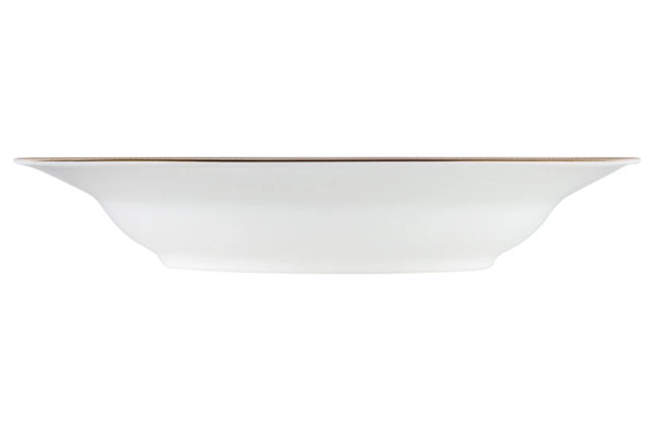 Тарелка суповая Noritake Хэмпшир, золотой кант 23 см