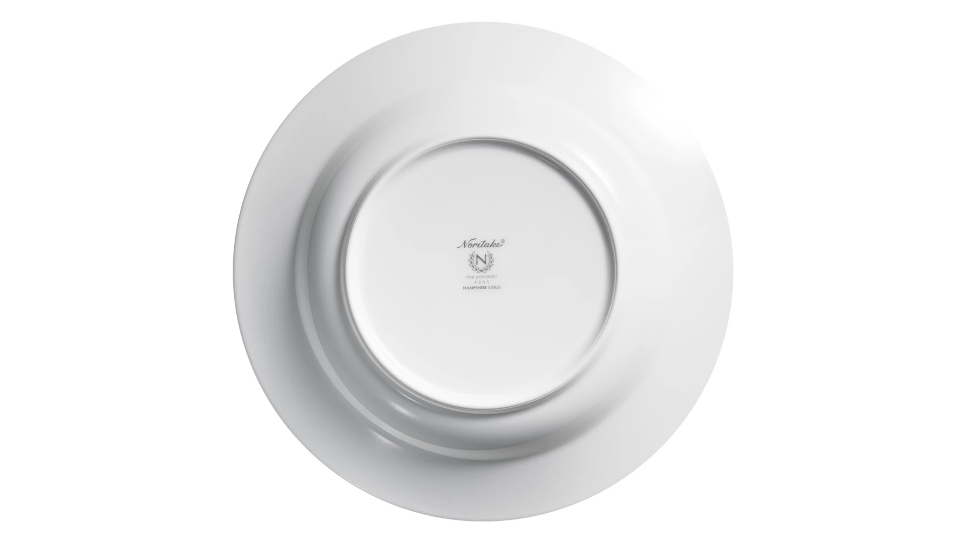 Тарелка суповая Noritake Хэмпшир, золотой кант 23 см
