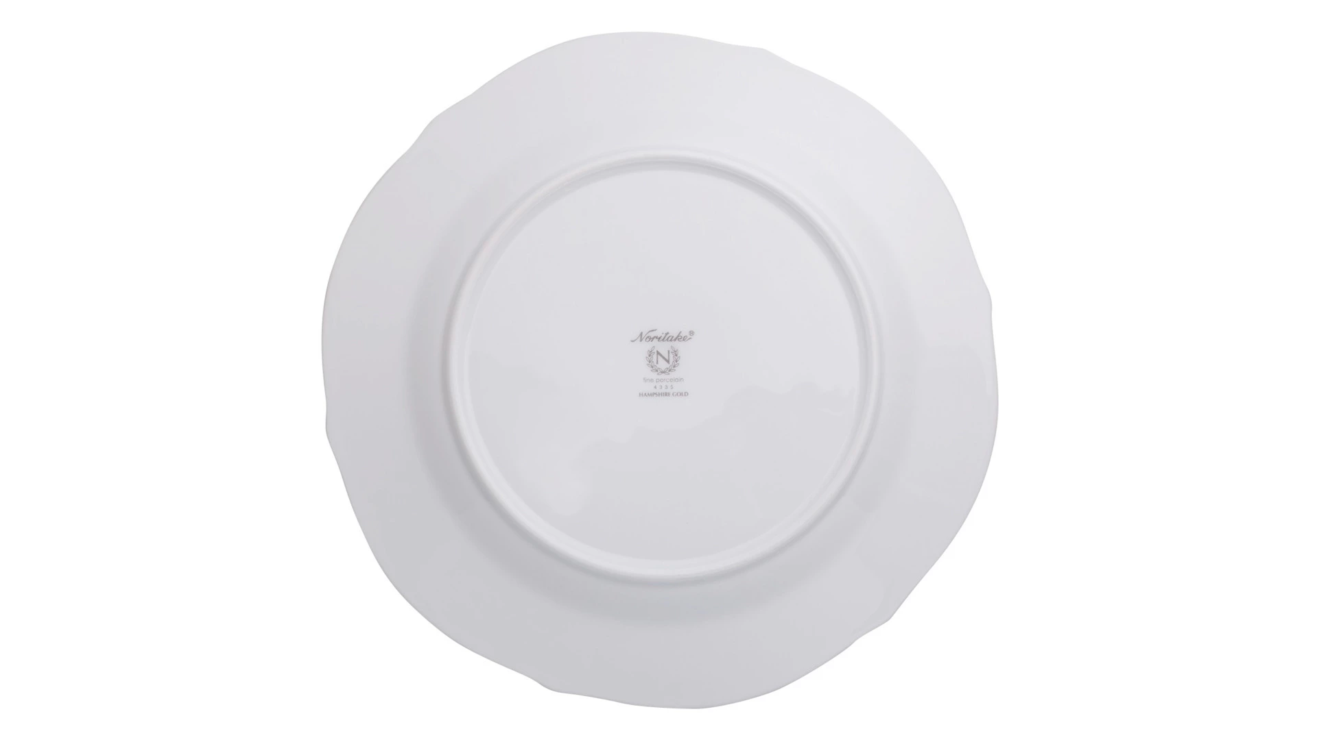 Тарелка акцентная Noritake Хэмпшир, золотой кант 23 см