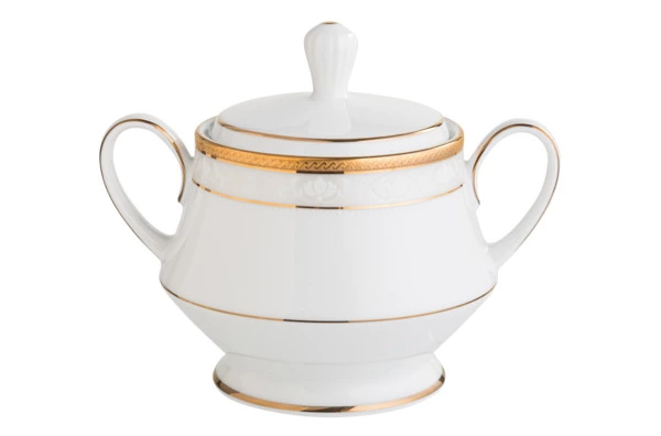 Сахарница Noritake Хэмпшир, золотой кант 300 мл