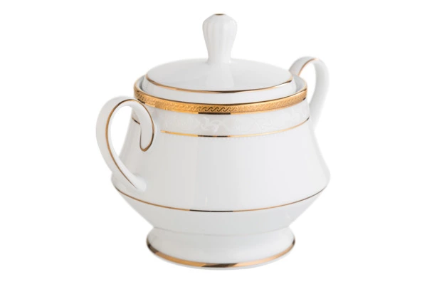Сахарница Noritake Хэмпшир, золотой кант 300 мл