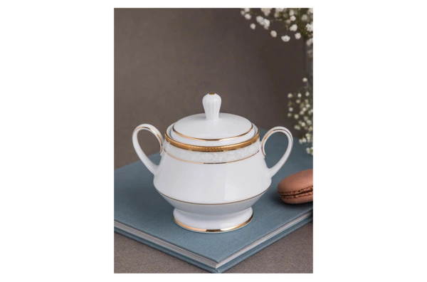 Сахарница Noritake Хэмпшир, золотой кант 300 мл