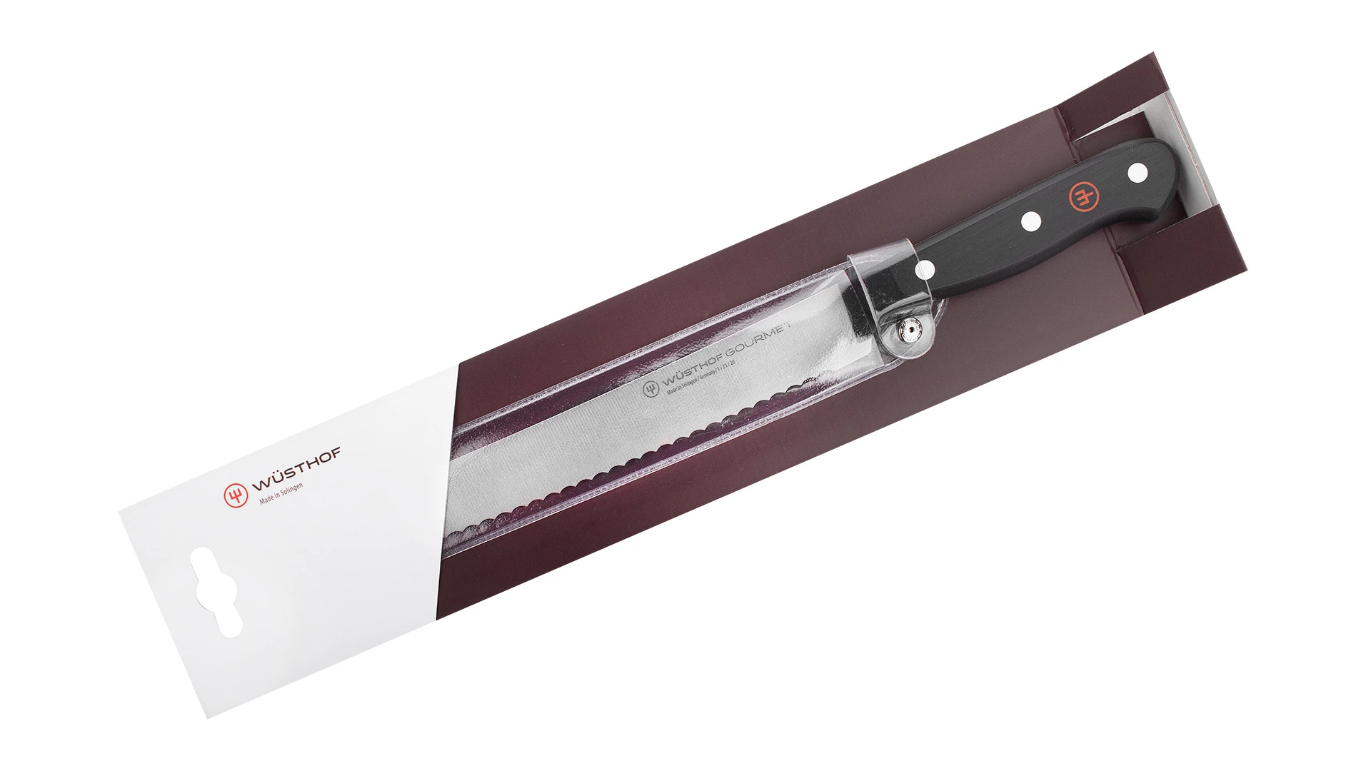 Нож для хлеба Wuesthof Gourmet 20 см, сталь молибден-ванадиевая