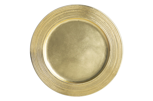 Тарелка подстановочная Michael Aram Золотая пшеница 32 см, золотистая