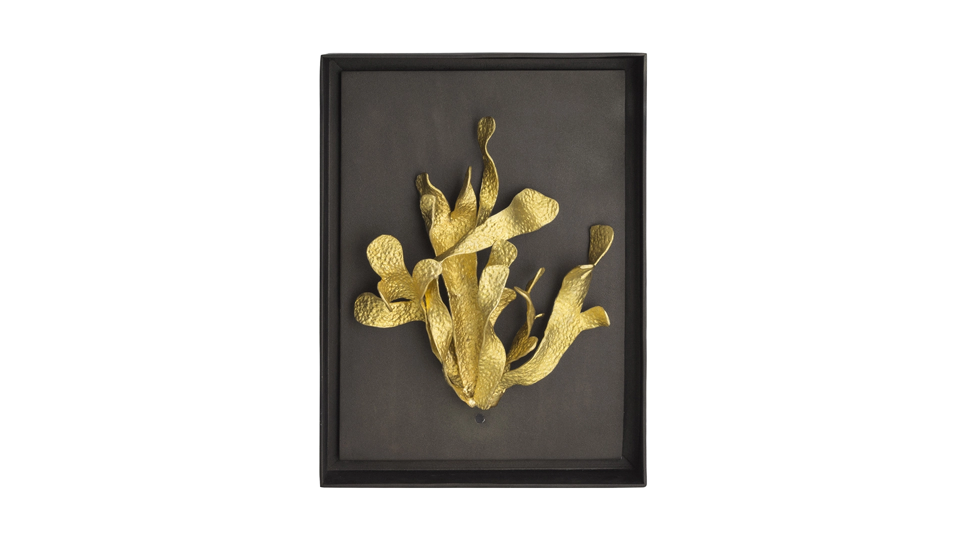 Панно Michael Aram Ламинария 26х35 см, золотистое