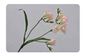 Цветок искусственный Silk-ka "Фрезия" 64см (розовый)