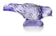 Фигурка Cristal de Paris Воробей 5х13 см, фиолетовая