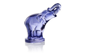 Фигурка Cristal de Paris Слон 5х5 см, фиолетовая