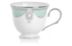 Чашка чайная с блюдцем 180мл Королевский жемчуг, голубая