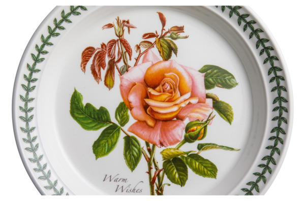 Тарелка пирожковая Portmeirion Ботанический сад Розы Наилучшие пожелания чайная роза 18 см