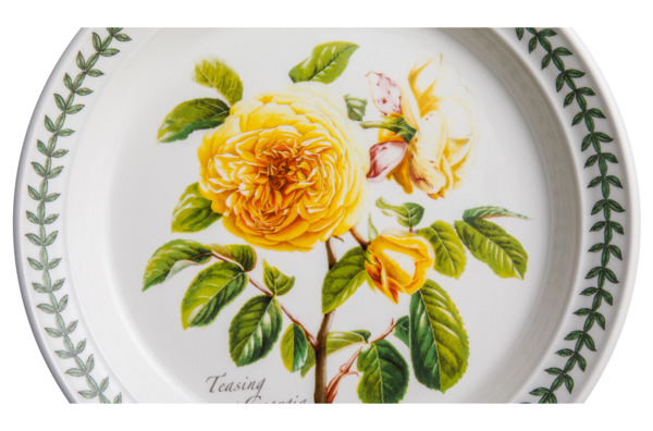 Тарелка закусочная Portmeirion Ботанический сад Розы Джорджия жёлтая роза 20 см