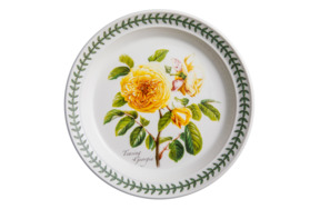 Тарелка обеденная Portmeirion Ботанический сад Розы Джорджия жёлтая роза 26,5 см