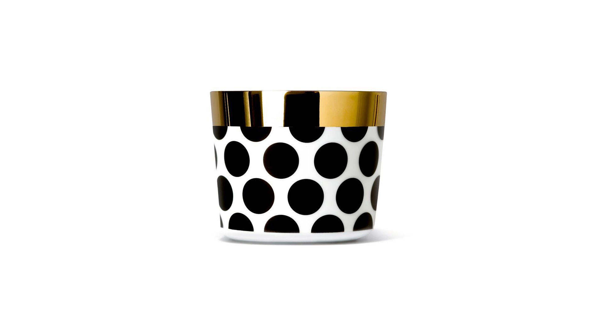 Кубок для игристого вина Sieger by Furstenberg Глоток золота Круги 300 мл, чёрно-белый, п/к