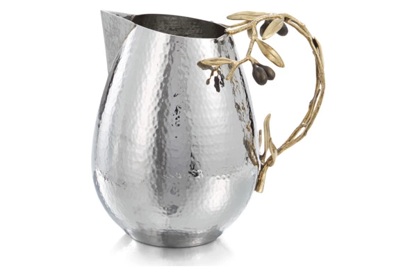 Кувшин Michael Aram Золотая оливковая ветвь 2,5л, серебристый
