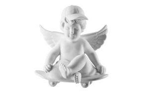 Фигурка Rosenthal Ангел на скейтборде 11см, фарфор
