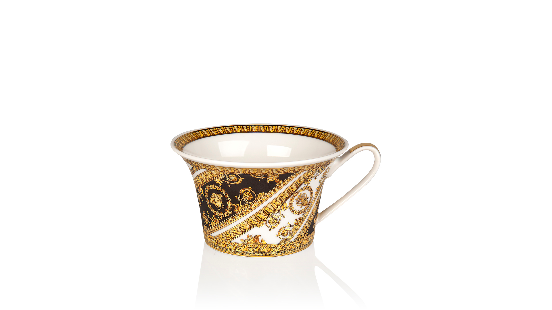 Чашка чайная с блюдцем Rosenthal Versace Моя любовь-барокко 220мл, фарфор