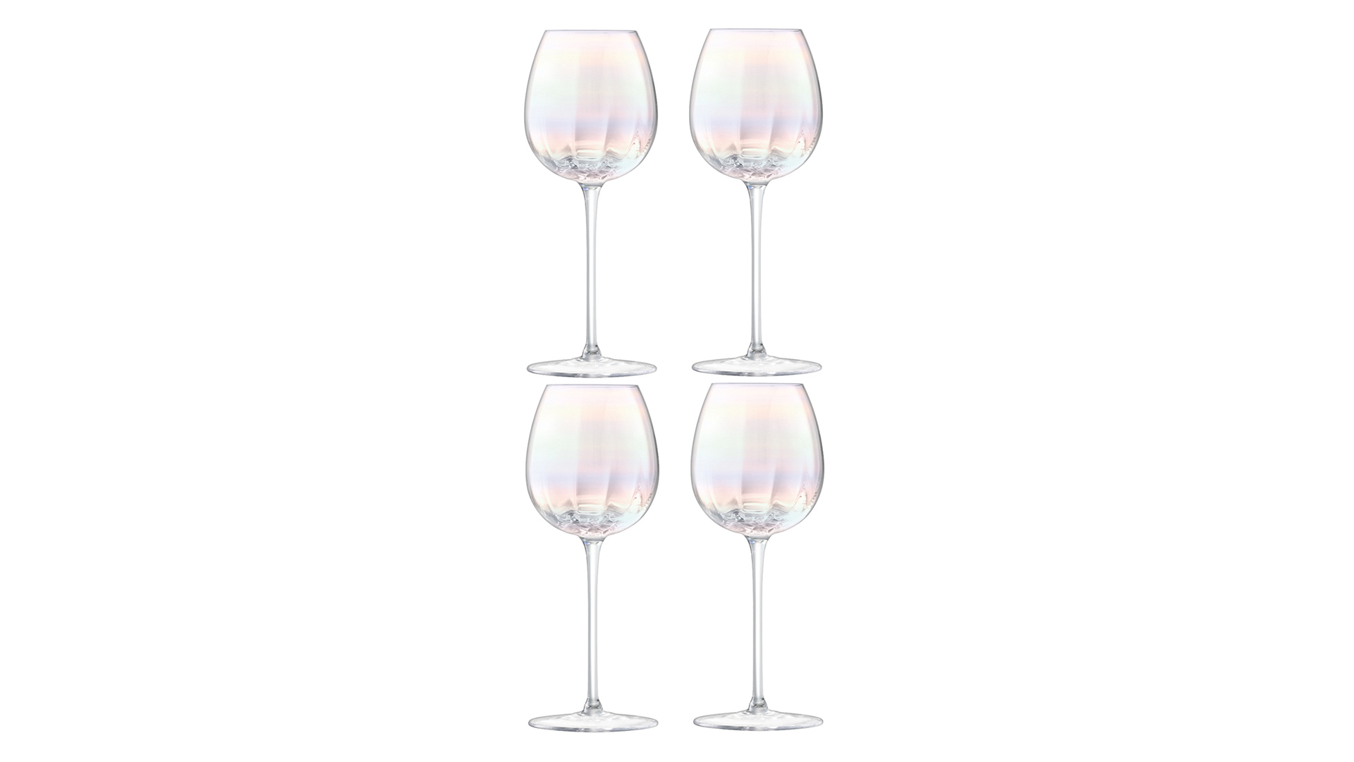 Набор бокалов для белого вина LSA International Pearl 325 мл, 4 шт, стекло, п/у
