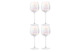 Набор бокалов для белого вина LSA International Pearl 325 мл, 4 шт, стекло, п/у