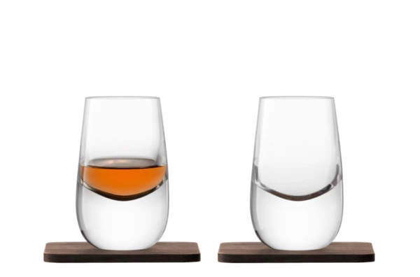 Набор шотов на подставках LSA International, Whisky, 80мл, 2шт.