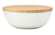 Салатник круглый с крышкой Lenox Праздник 365, рельеф 26 см, белый