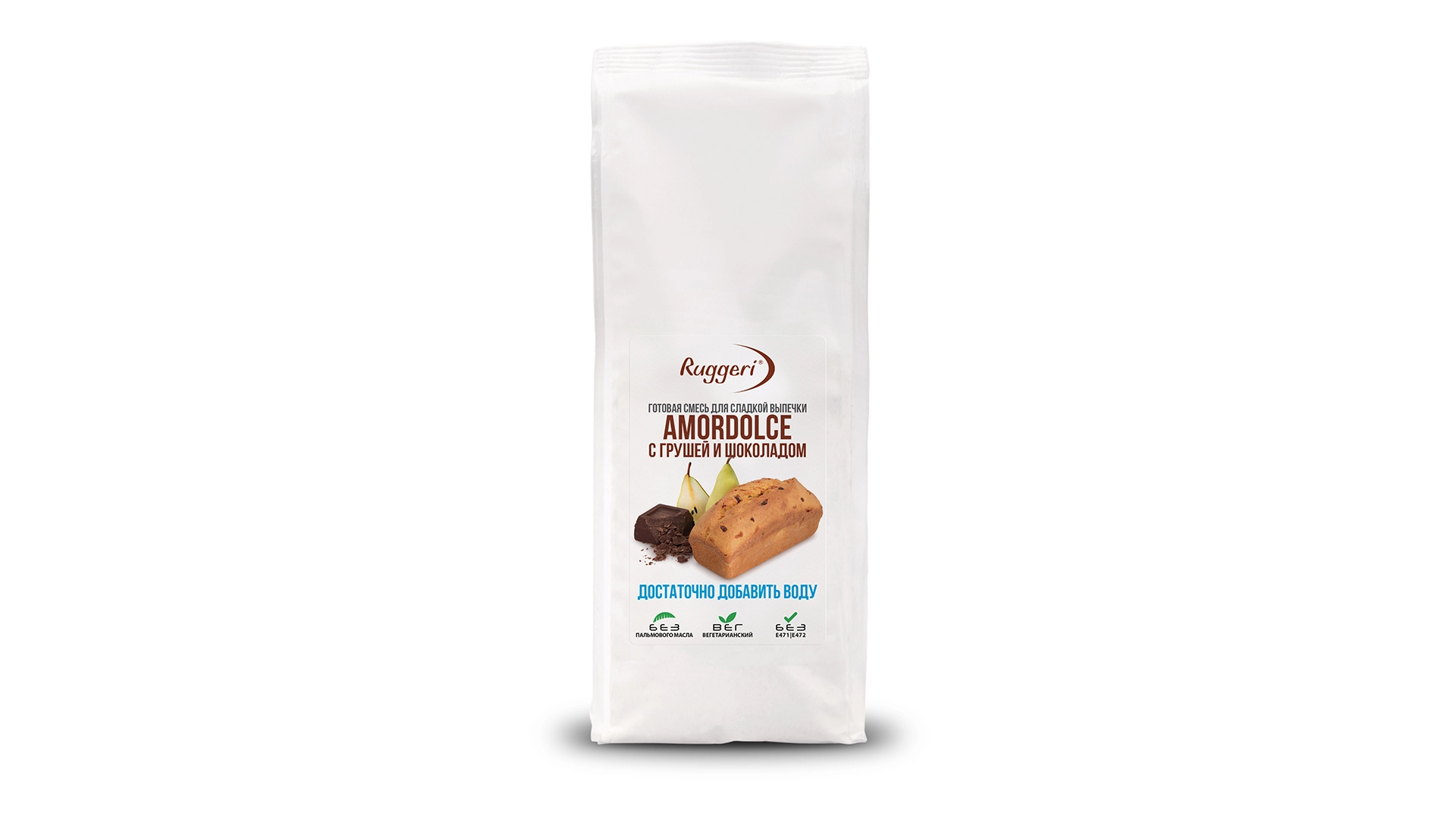 Готовая смесь для сладкой выпечки Ruggeri Amordolce с грушей и шоколадом 400 г