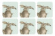 Набор подставок для бокалов Pimpernel Забавная фауна Зайка 10х10 см, 6 шт, пробка
