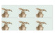Набор плейсматов Pimpernel Забавная фауна.Зайка 30,5х23 см, 6 шт, пробка