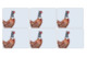 Набор плейсматов Pimpernel Забавная фауна Фазан 30,5х23 см, 6 шт, пробка