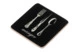 Набор подставок под бокалы Harman Vintage Cutlery 10х10 см, черный, 6 шт
