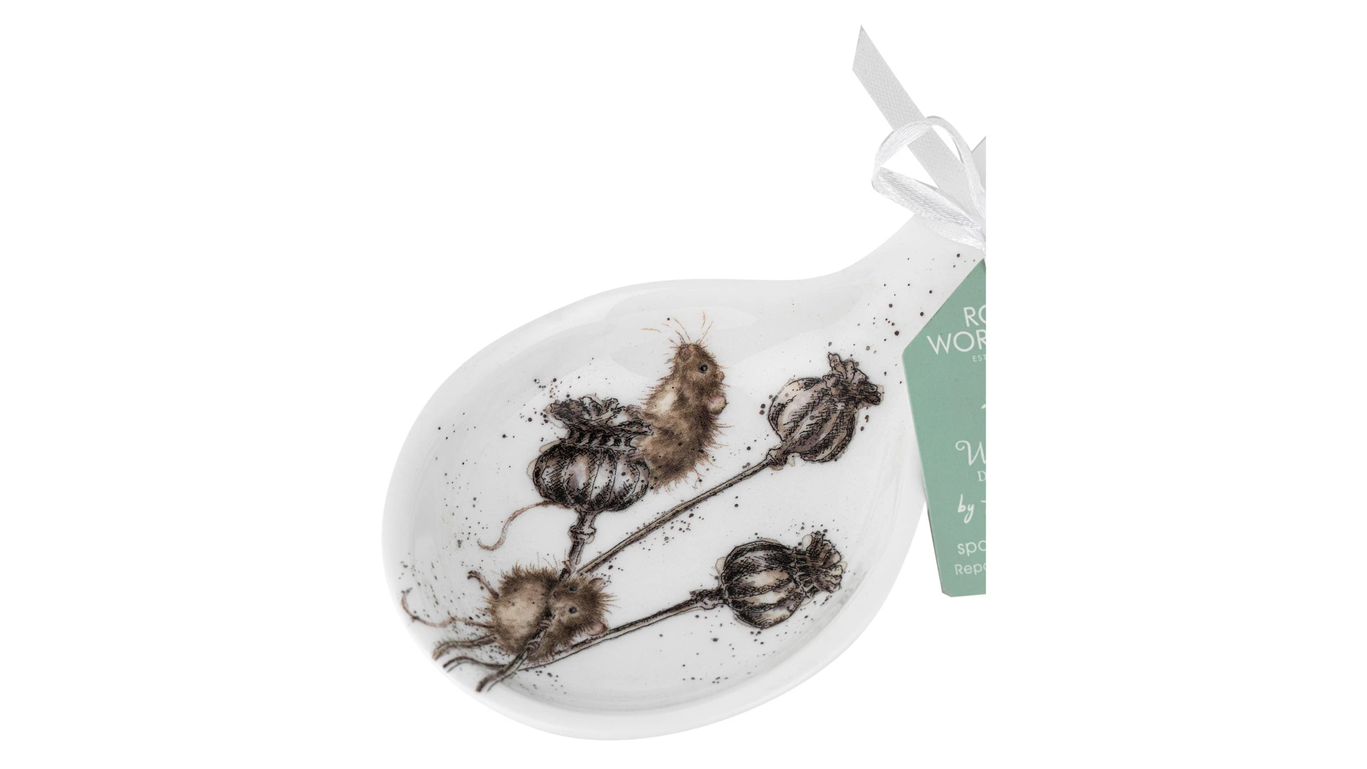 Подставка для ложки Royal Worcester Забавная фауна Мышки 23 см